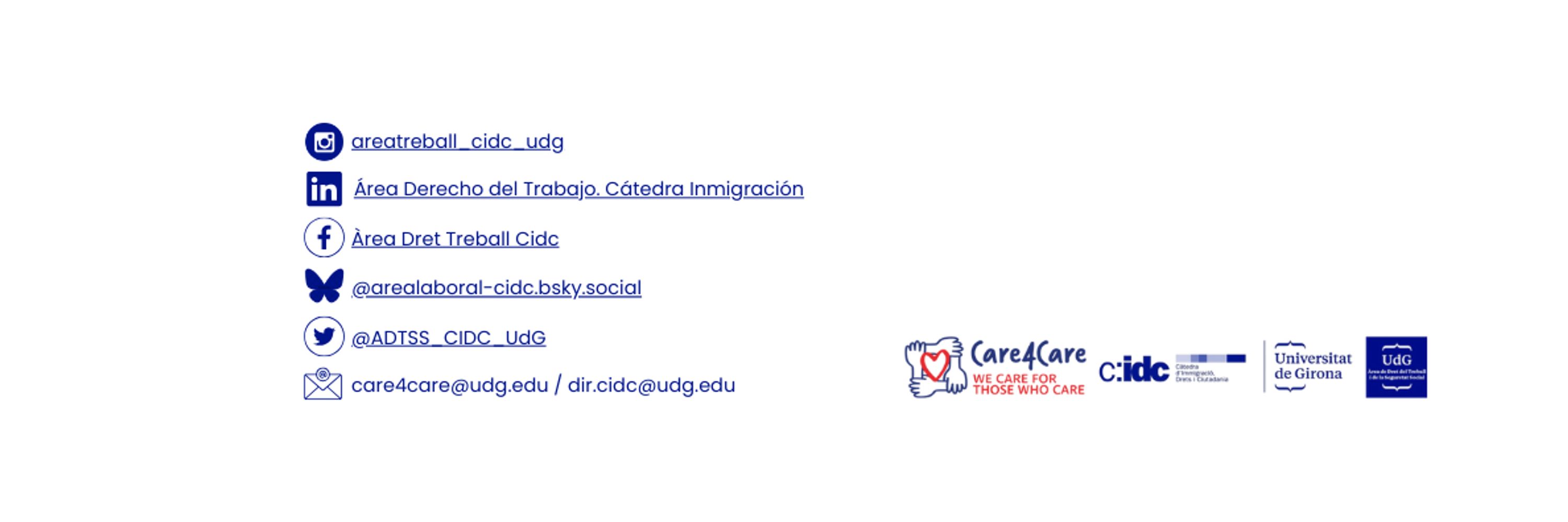 Àrea Dret del Treball i Seguretat Social i CIDC (UdG)