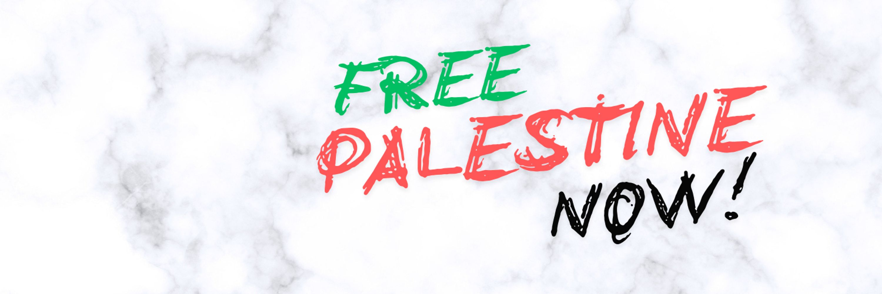 FREE PALESTINE NOW!