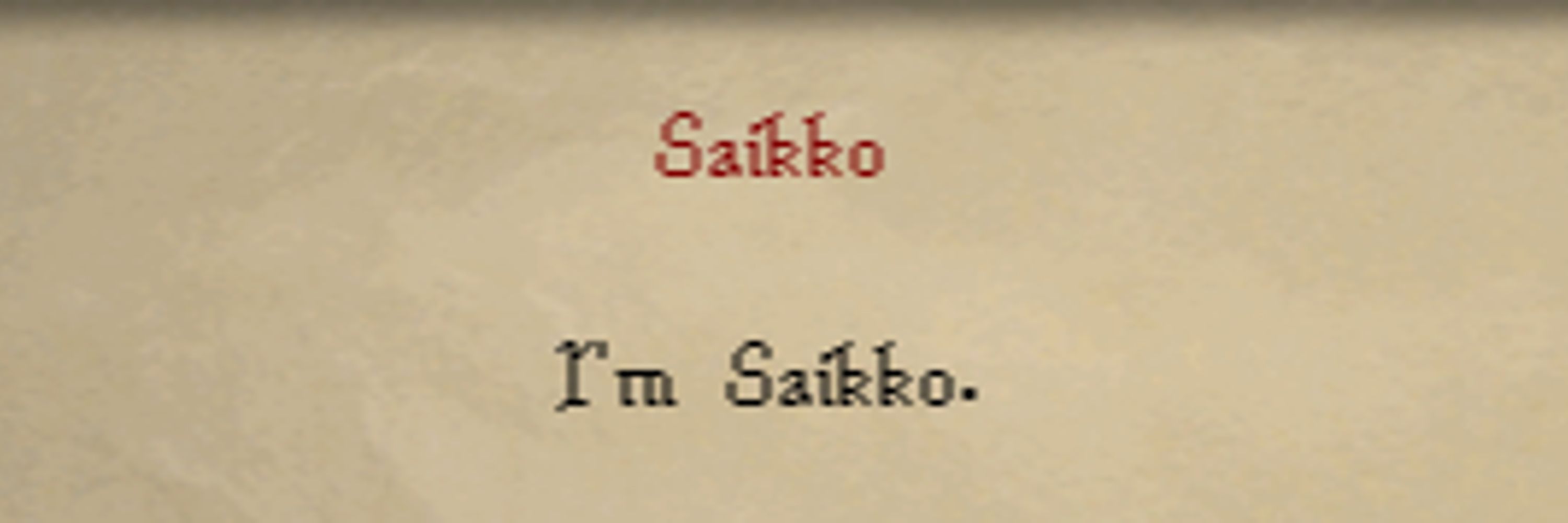 Saikko - The Real Saikko