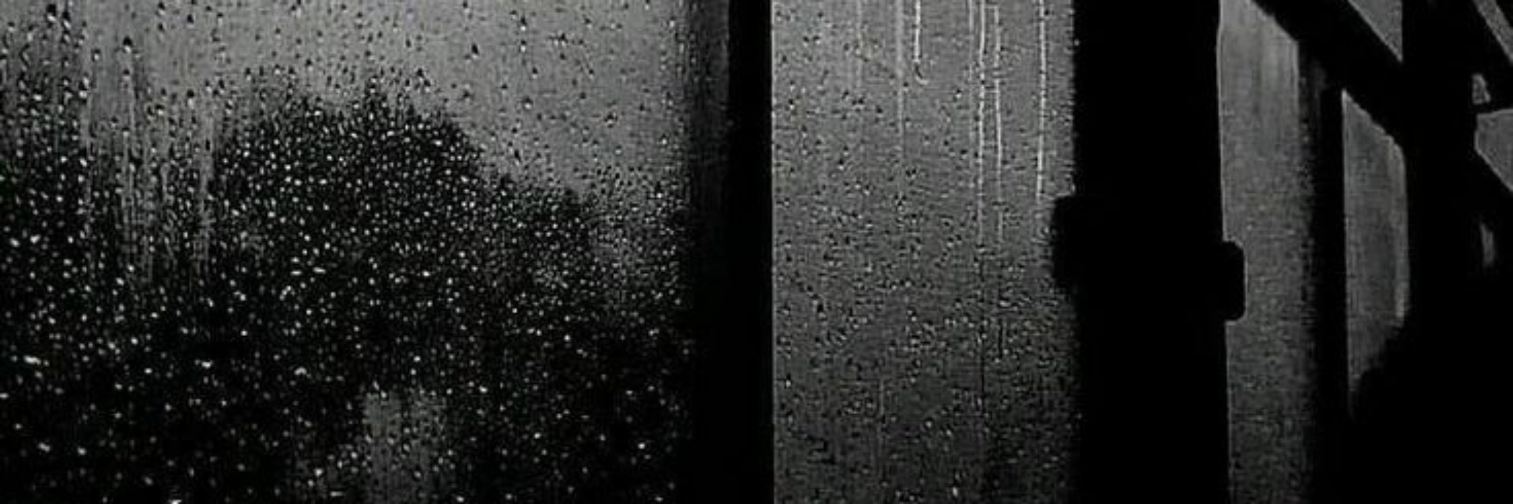 cold midnight rain.