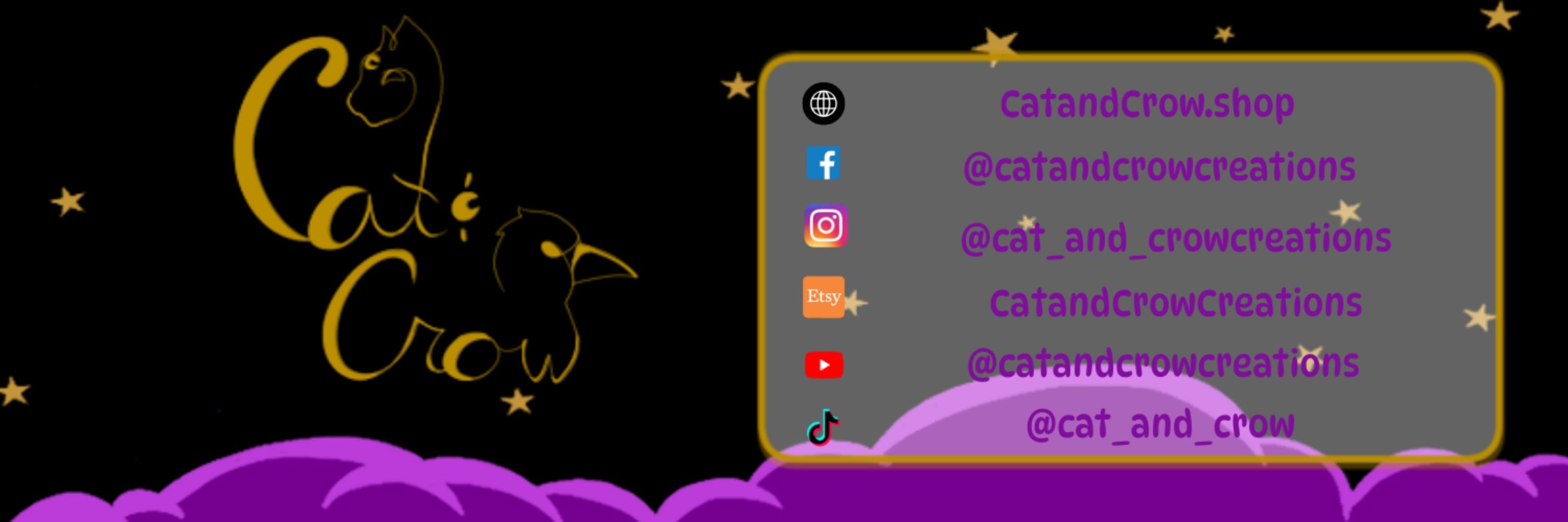 Cat and Crow