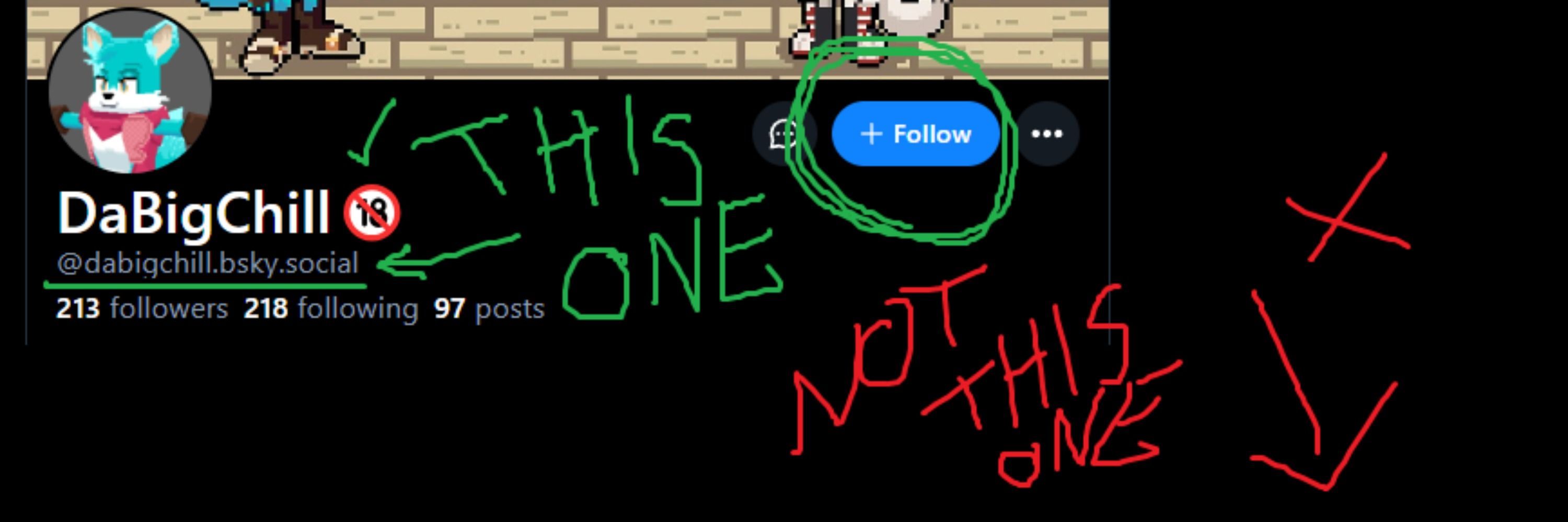 DON'T FOLLOW (please follow real account in bio)  ⬇️