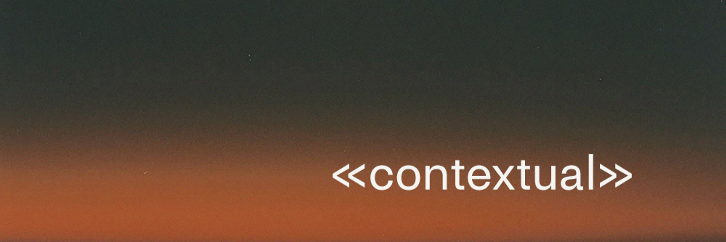 « contextual »