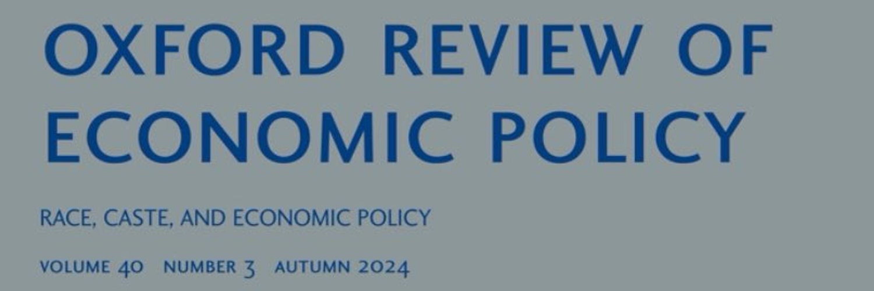 Oxford Econ Policy