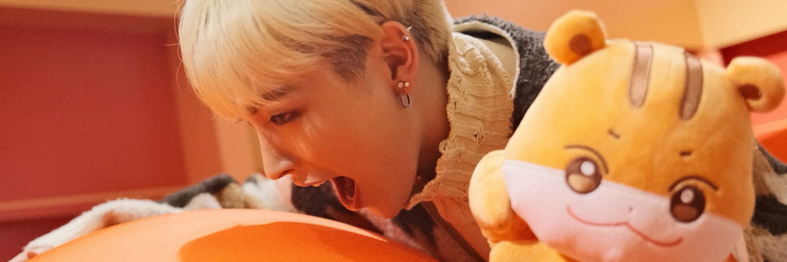 hongjoong as squirrels