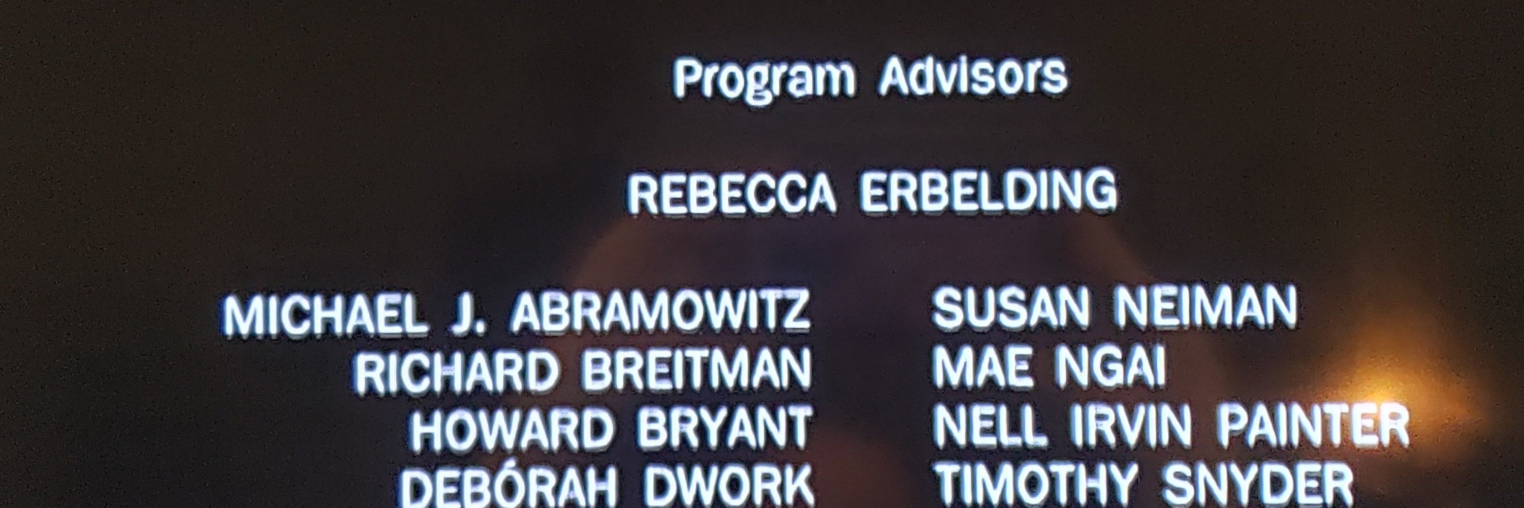 Rebecca Erbelding (she/her)