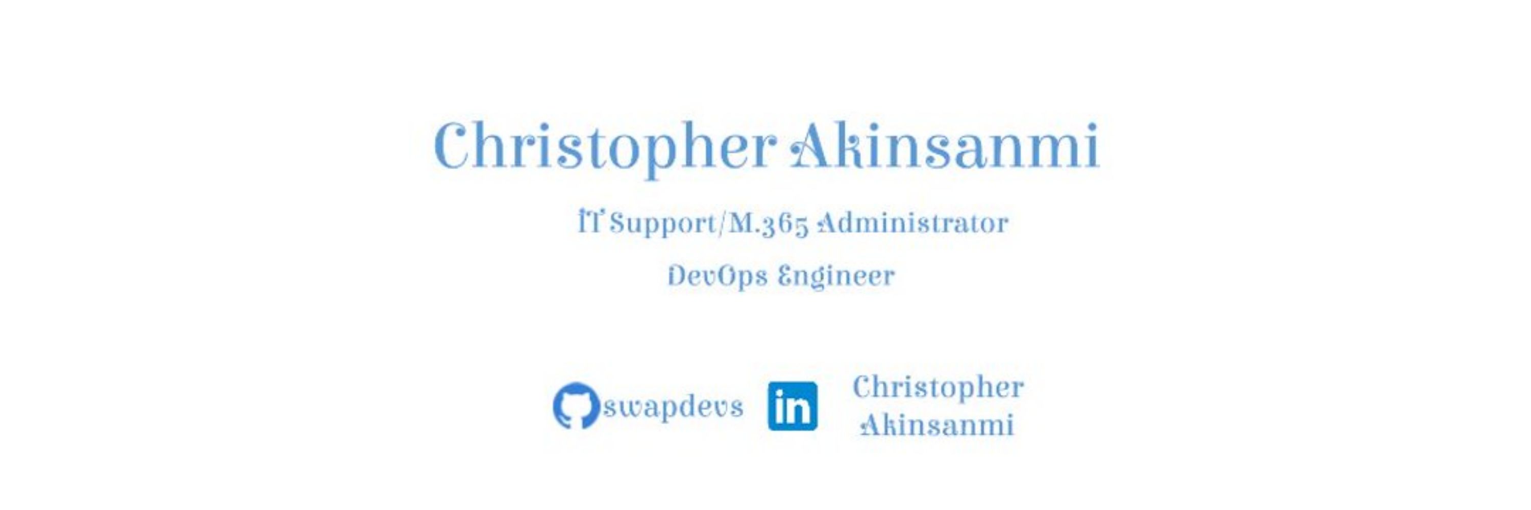 Christopher Akinsanmi