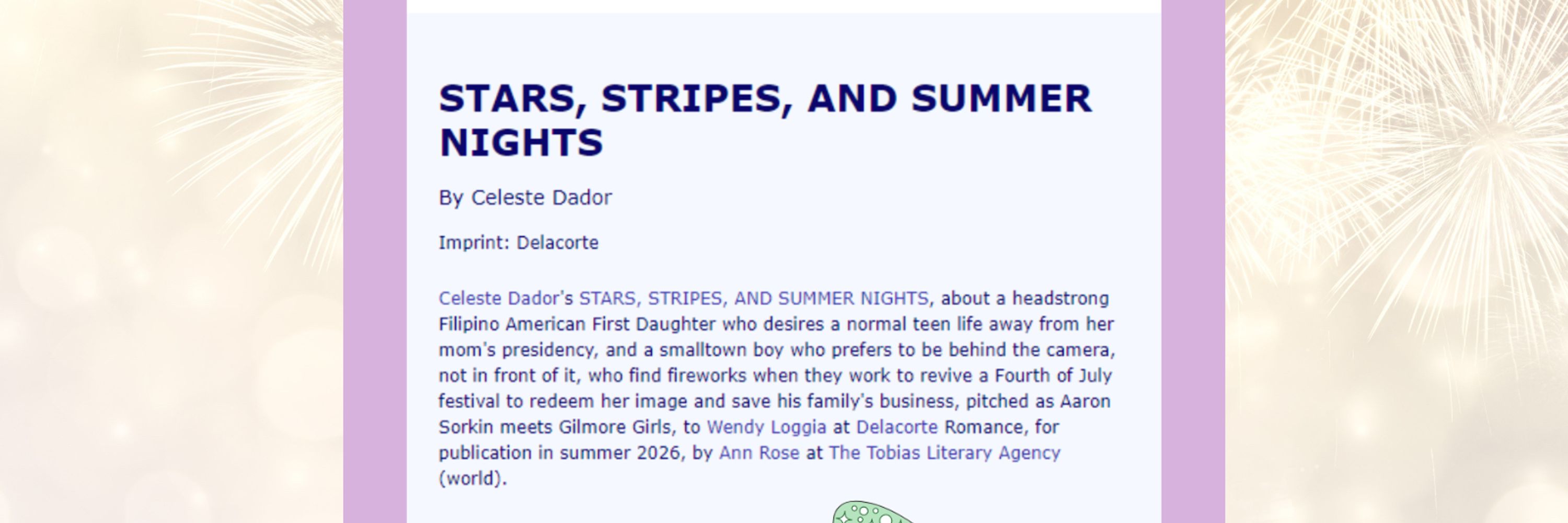 Celeste Dador ~ Author 