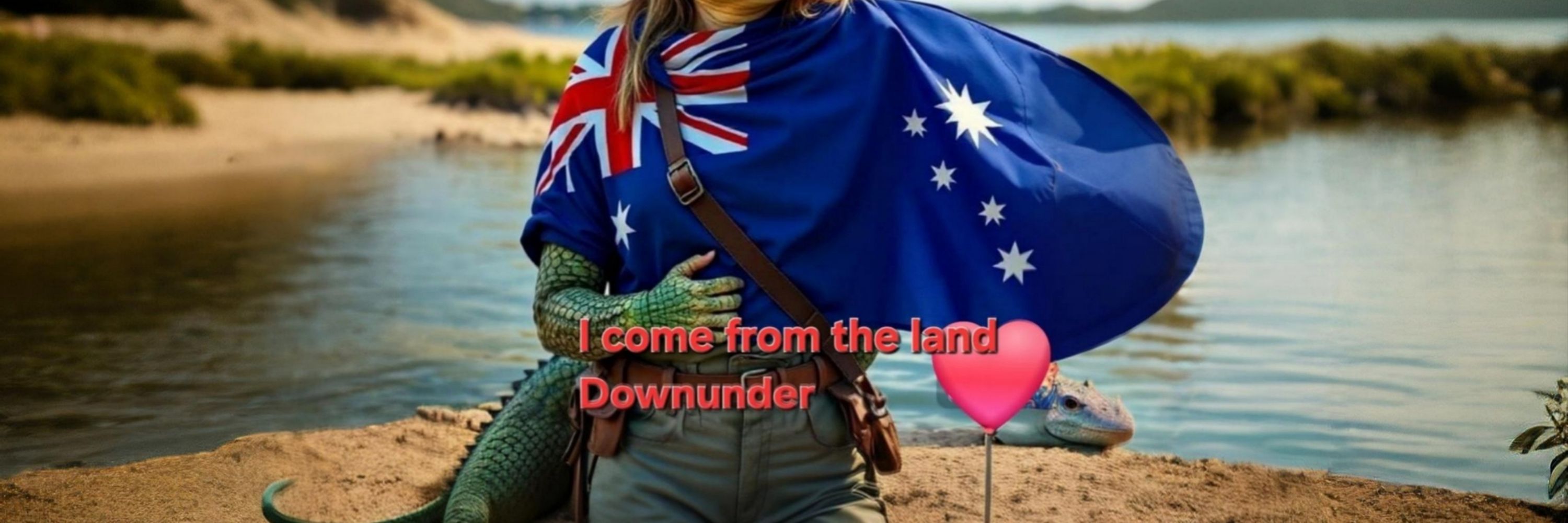 Crocodile Spanky 🇦🇺🍍🍤🐨🦘🍺🫖🐊