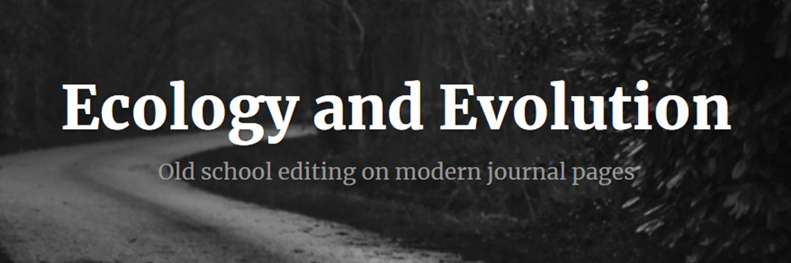 Ecology and Evolution
