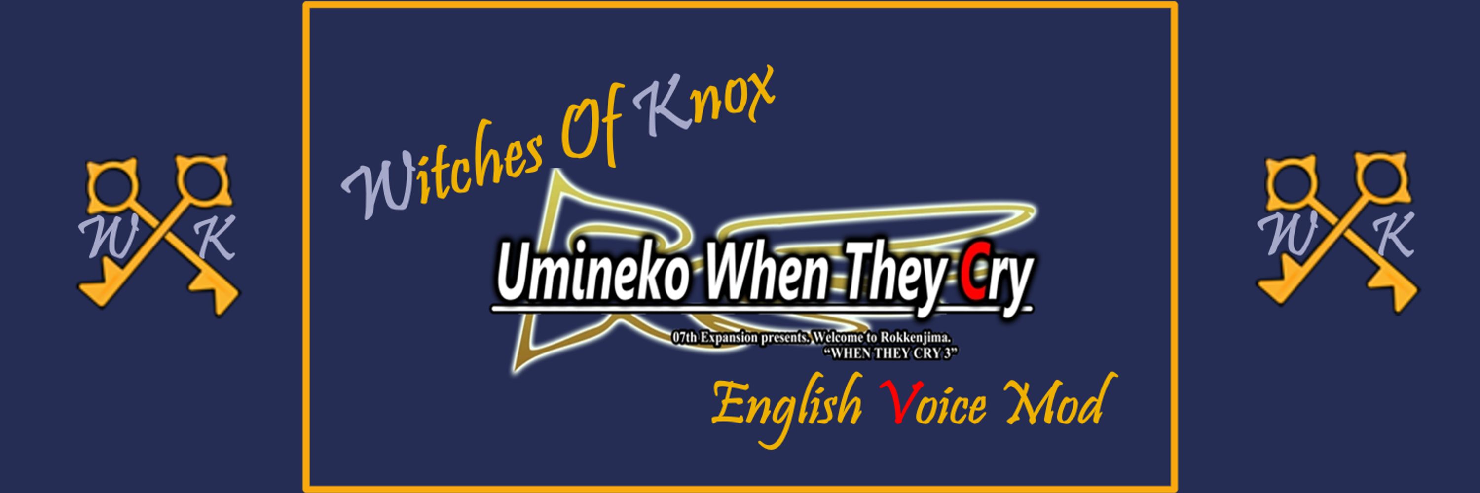 🦋Witches of Knox🔑 | Umineko English Voice Mod