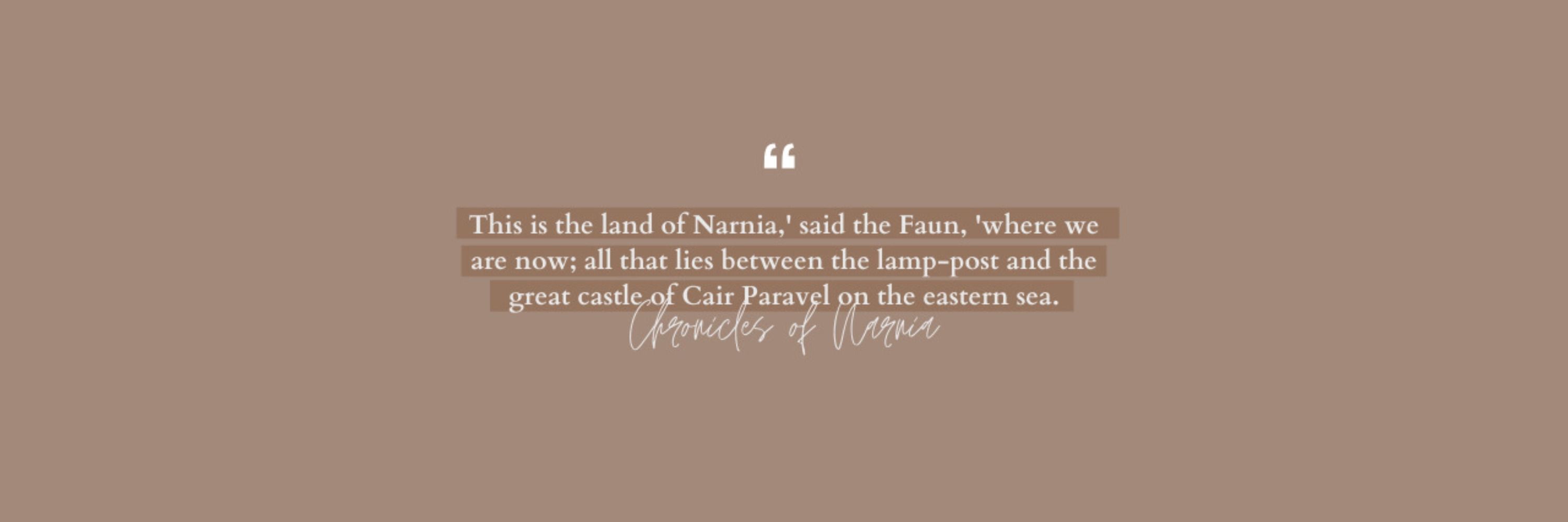 for narnia