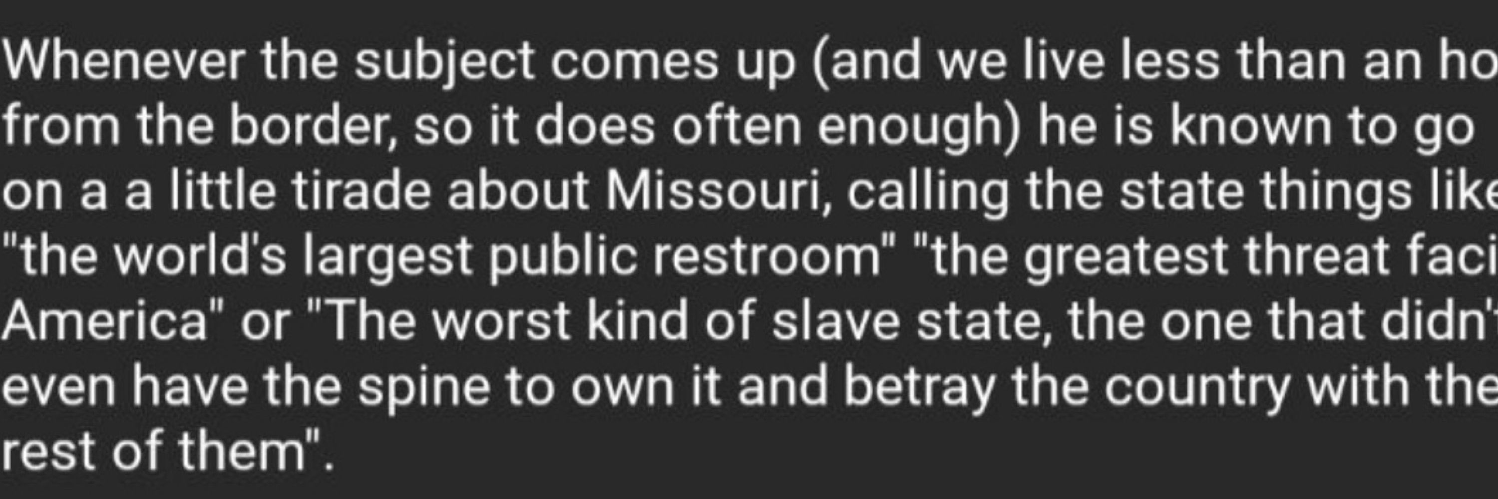 Thots of Abolitionist John Brown