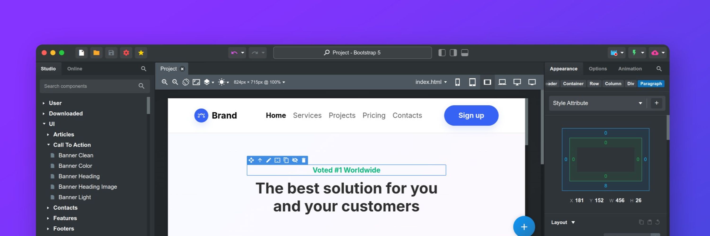 Bootstrap Studio