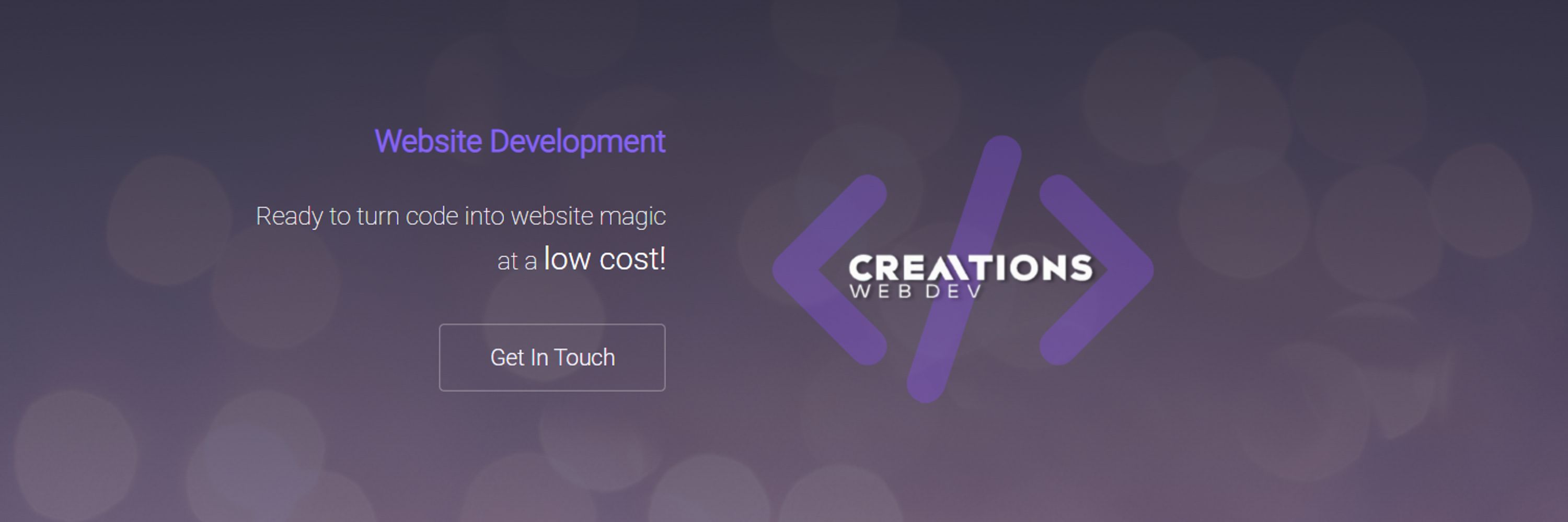 Creations Web Dev