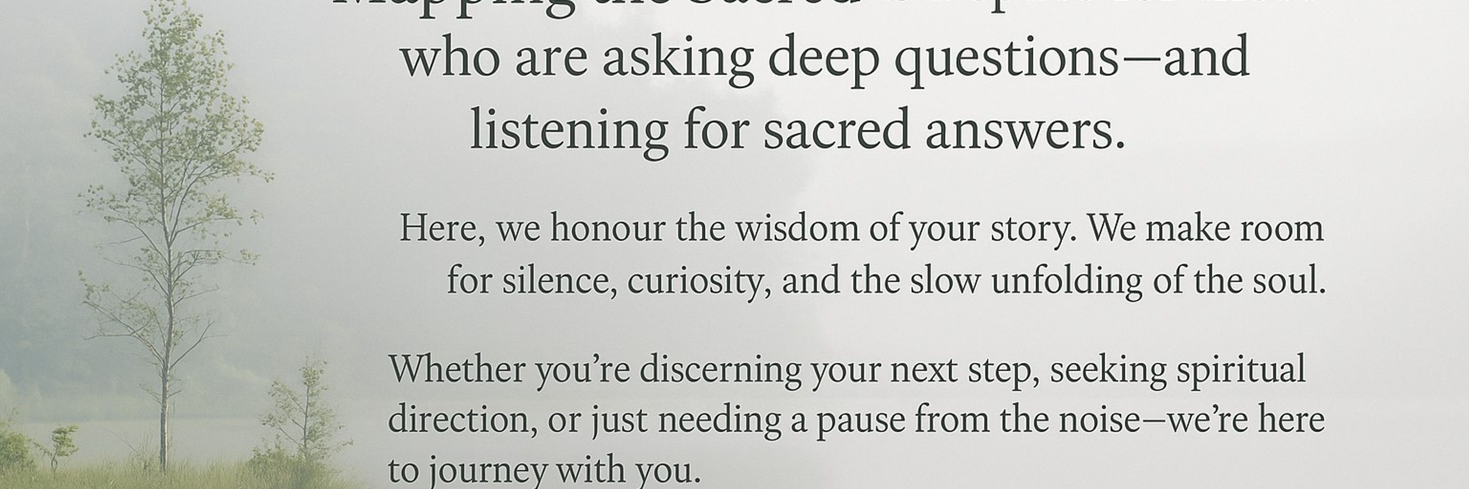 Mapping the Sacred