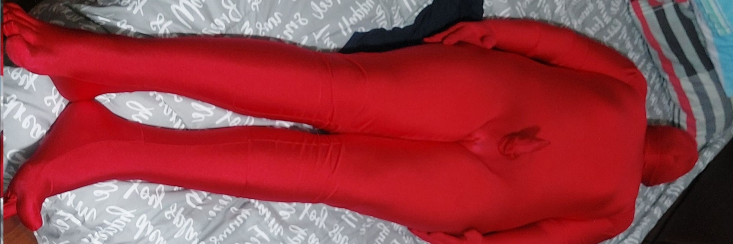 Apple Zentai Boy Encased