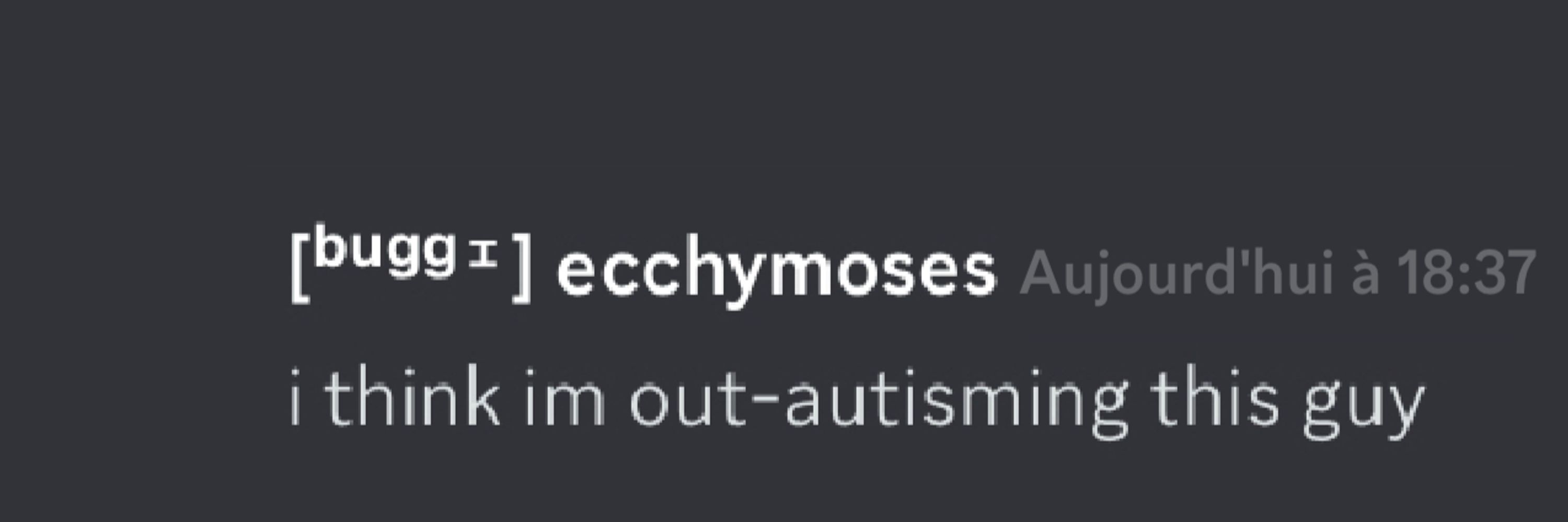 ecchymoses