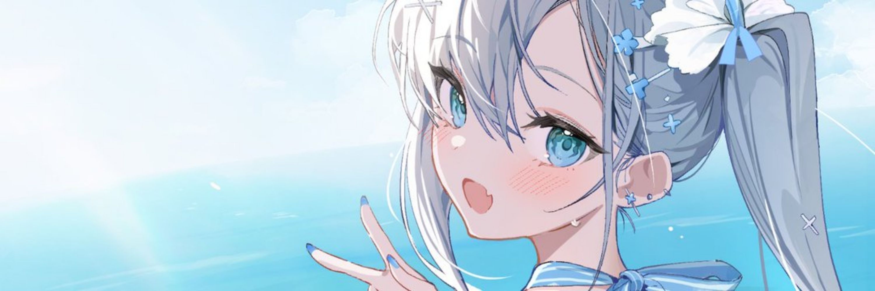 ホロライブ フワモコ 等身大タペストリー 二本セット イコモチ フワワ モココ ホロライブ フワモコ 等身大タペストリー 二本セット イコモチ