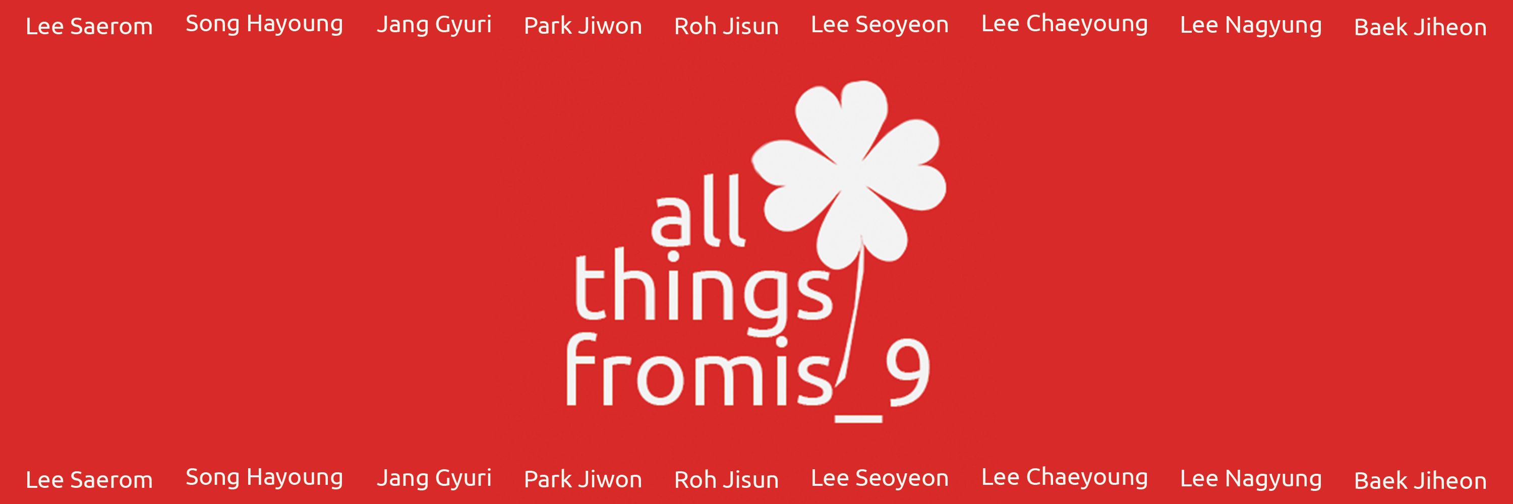 all things fromis_9 🍀🍊