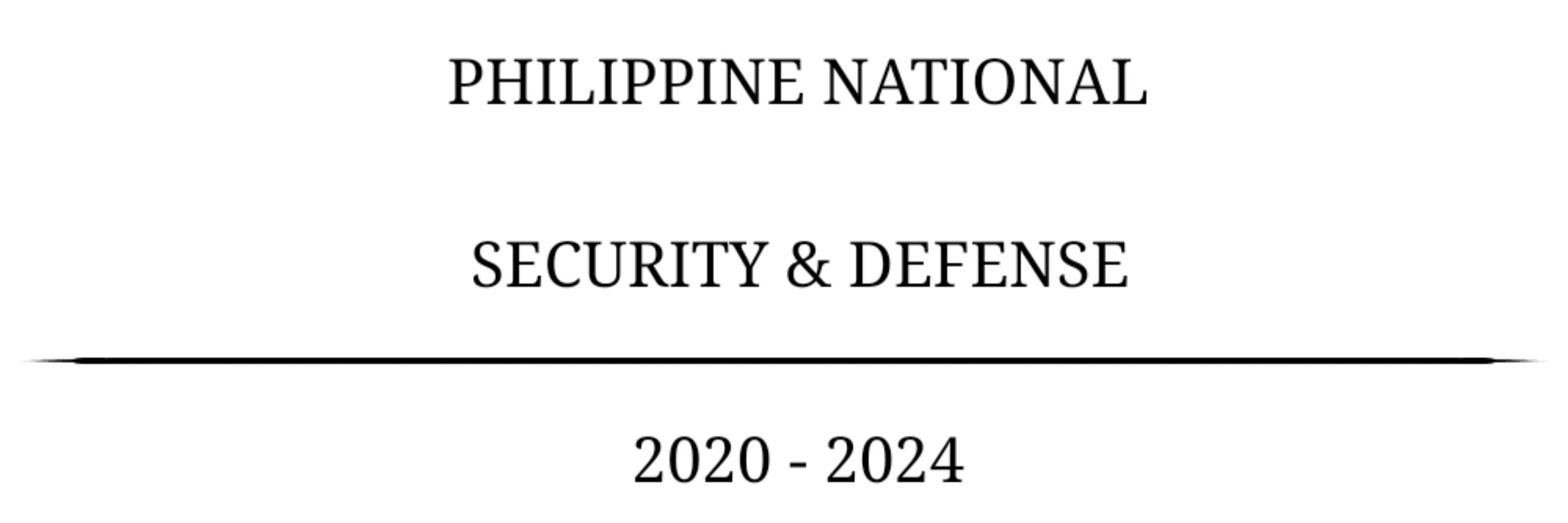 Philippine National Security & Defense
