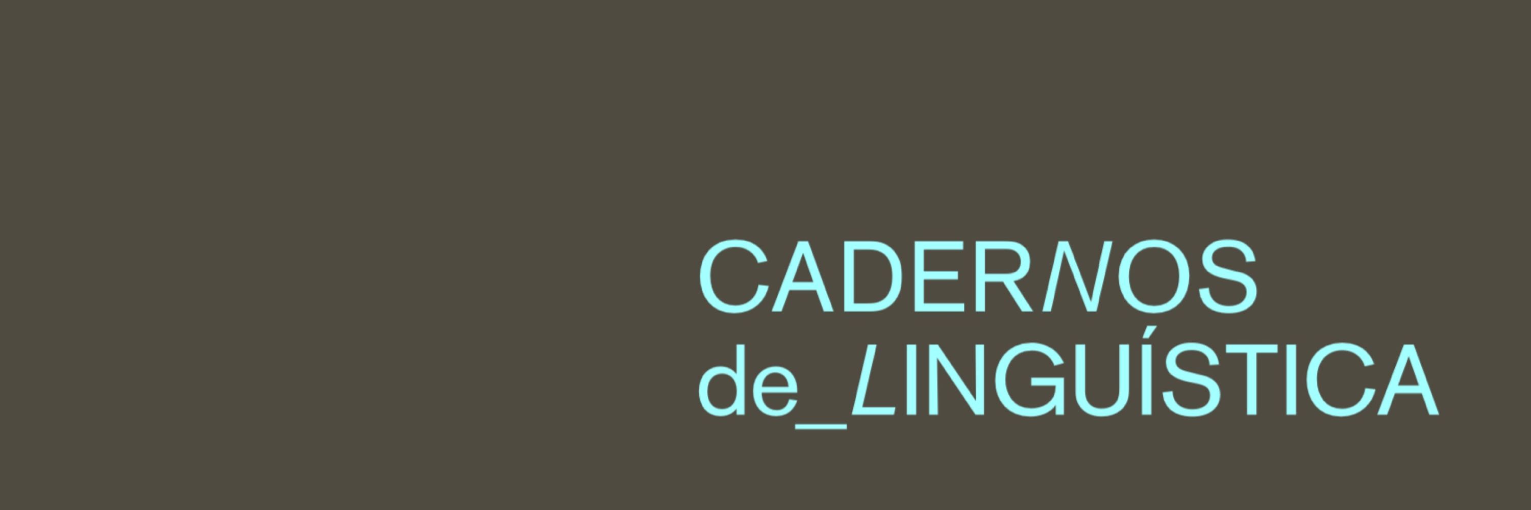 Cadernos de Linguística