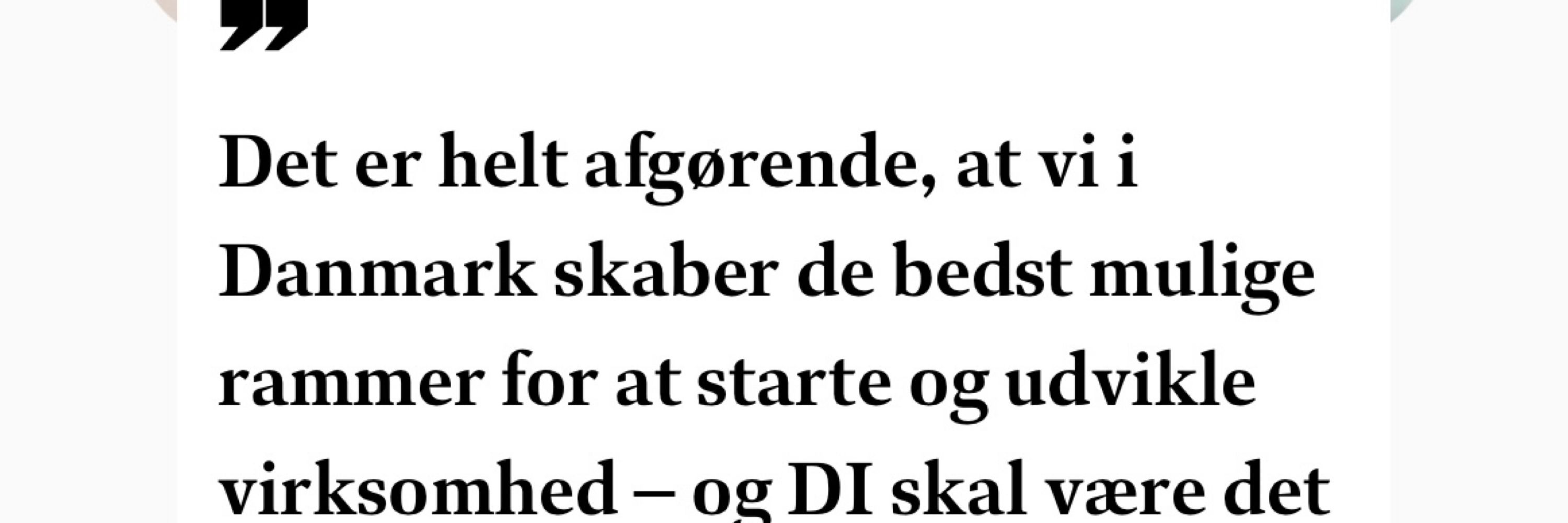 Director of SMEs and Entrepreneurship at Danish Industry