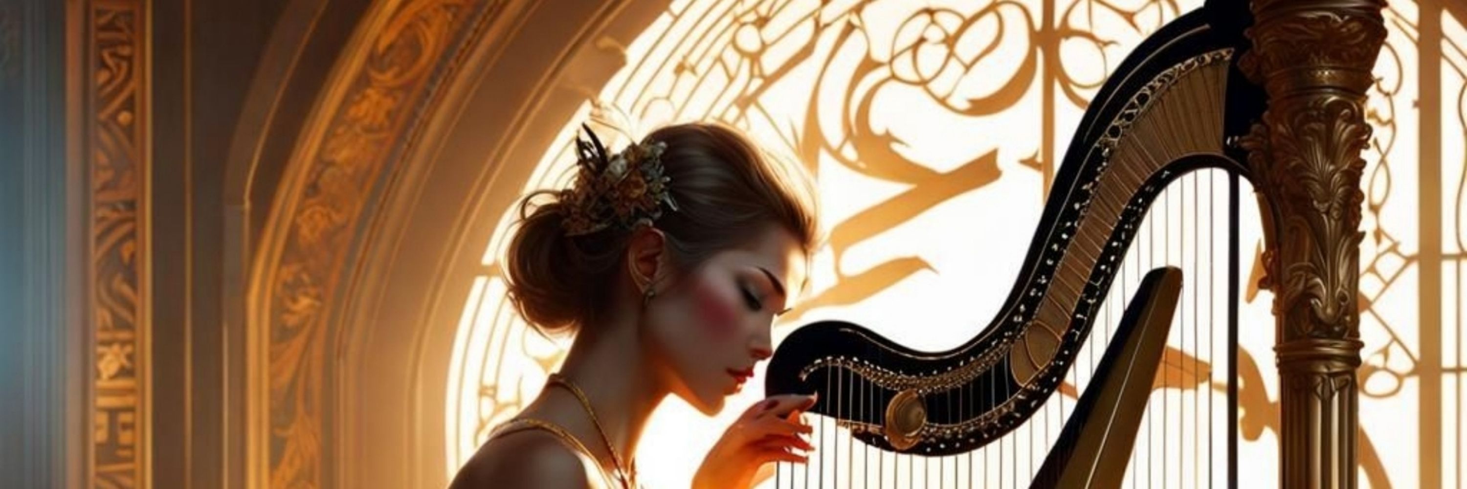 The Tiny Harpist