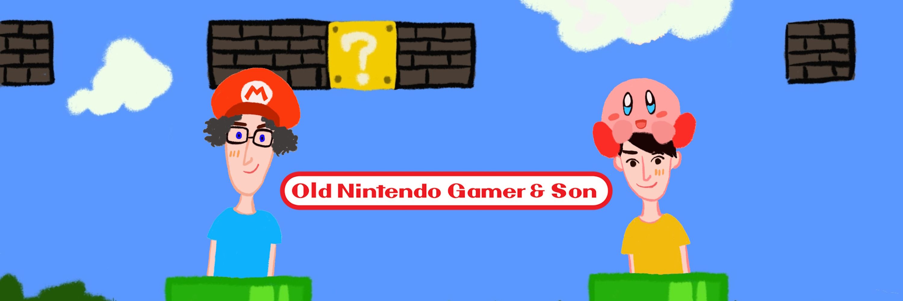 Old Nintendo Gamer & Son