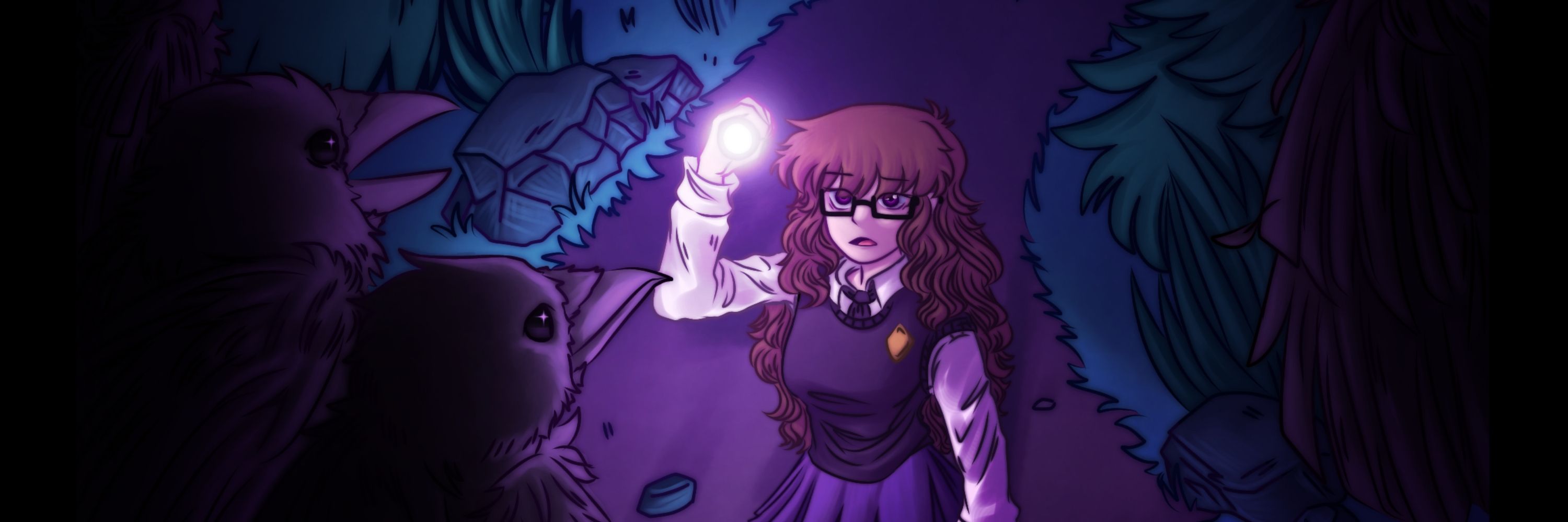 The shy purple ghost 👻💜