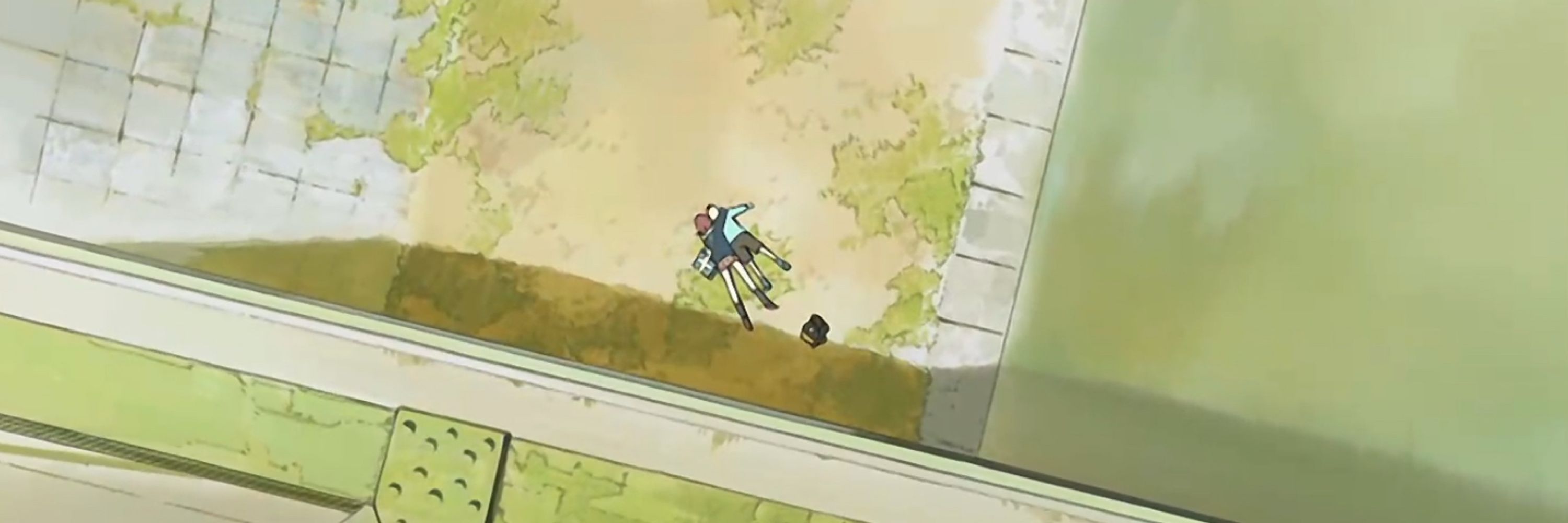 grass touching