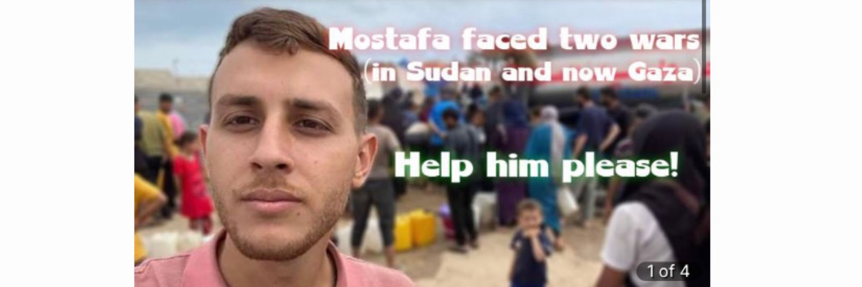 Mostafa stuck in Gaza🇵🇸