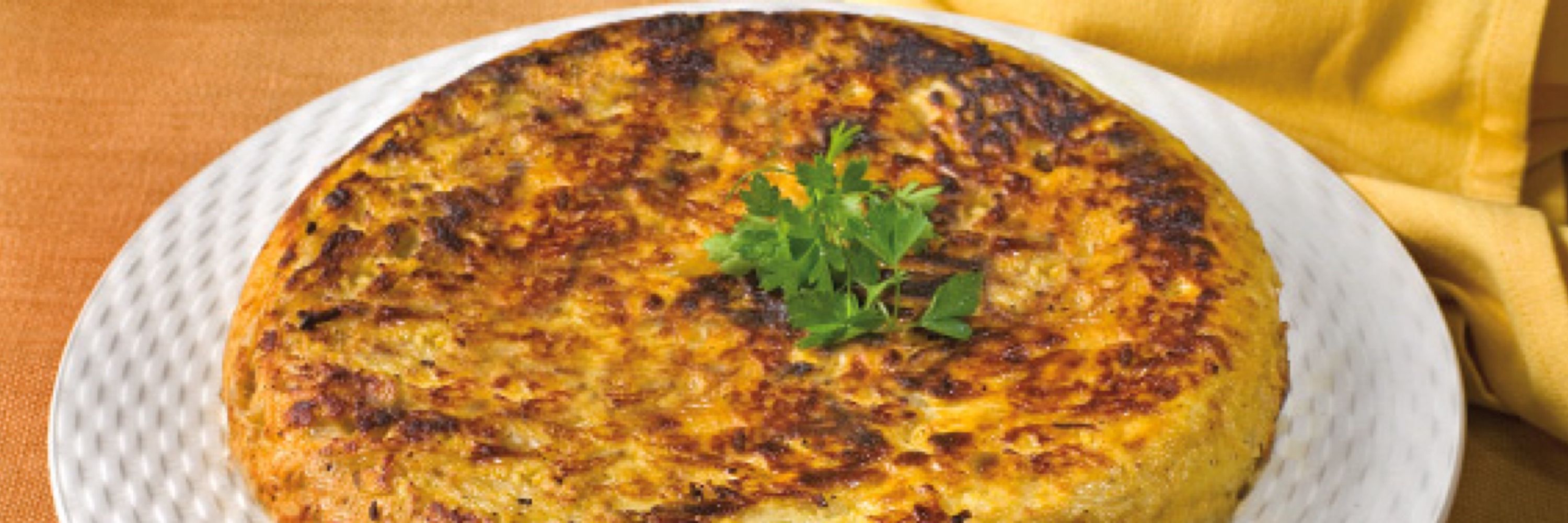 Tortilla con cebolla