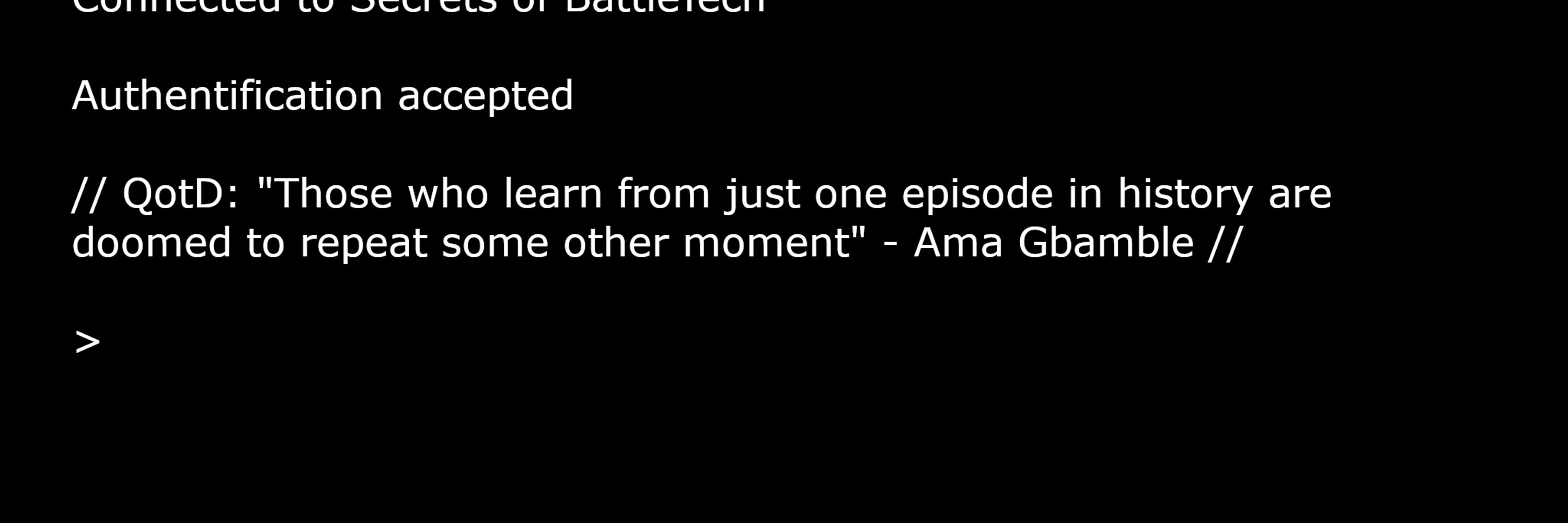 Secrets of BattleTech