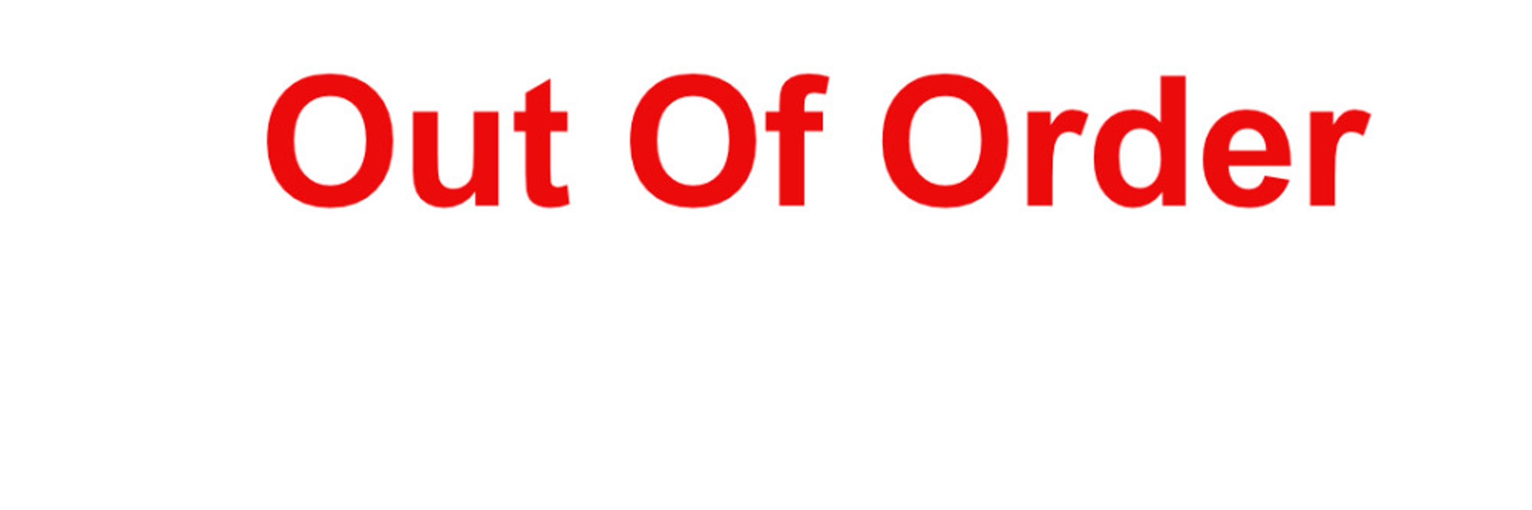 Out Of Order