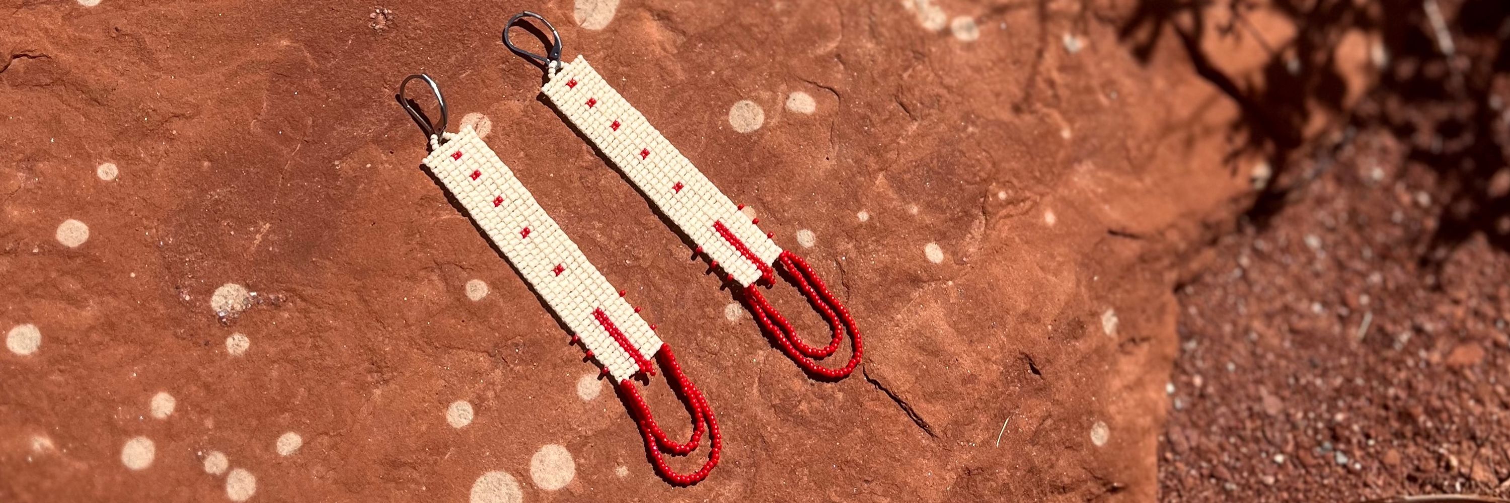 Handwoven Earrings by Teal