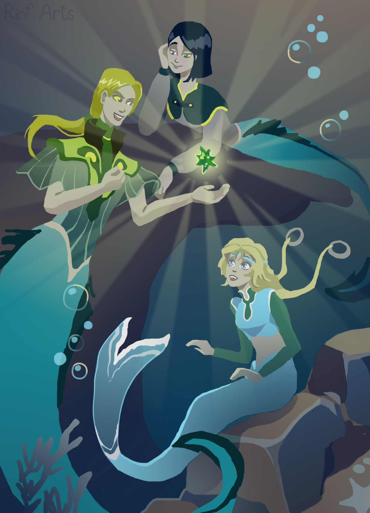 "W.i.t.c.h." and "Little Mermaid" Crossover