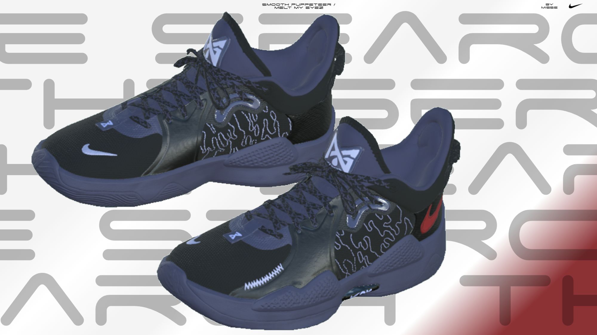 Nike PG 5 "SM00TH PUPPETEER / melt my eyez"