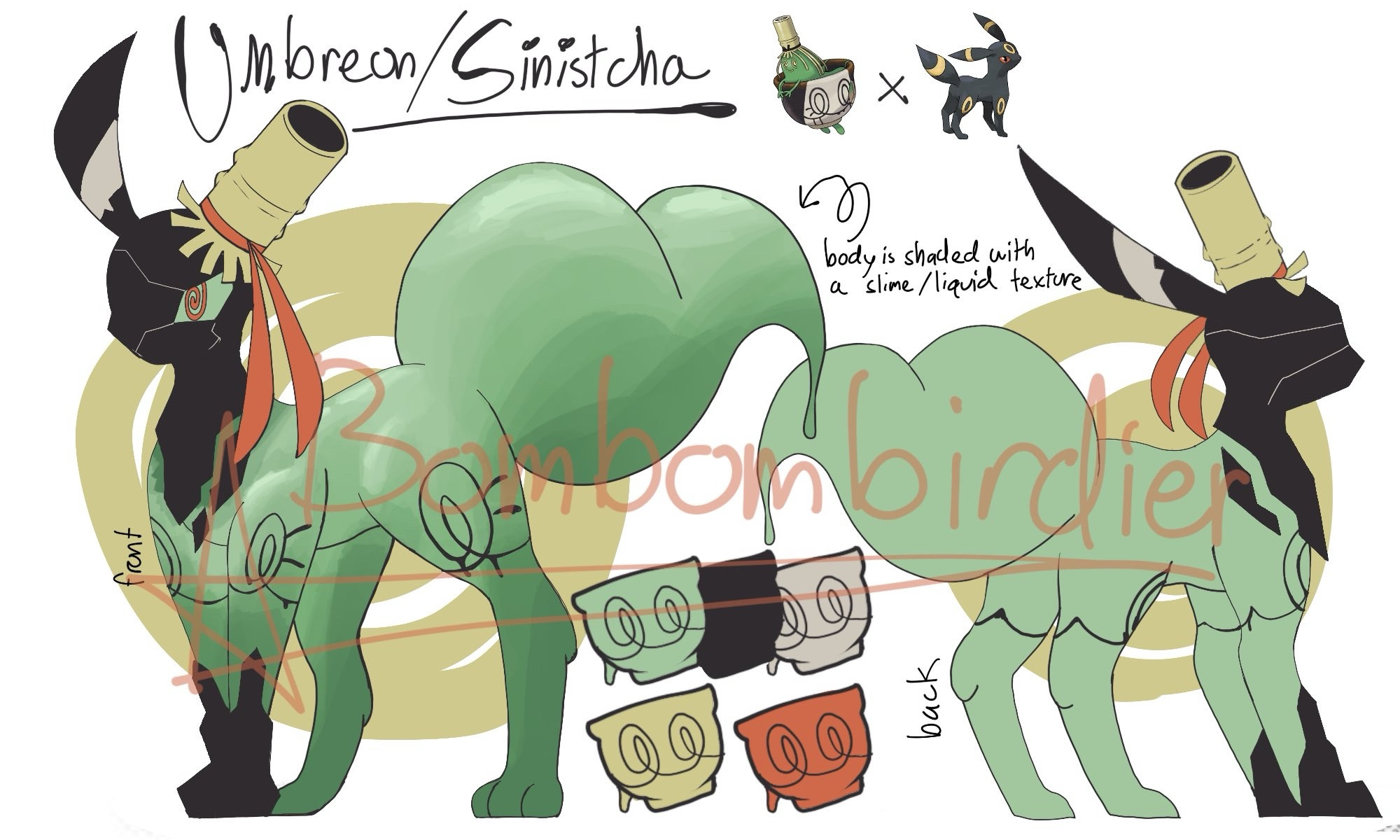 umbreon sinistcha ref sheet