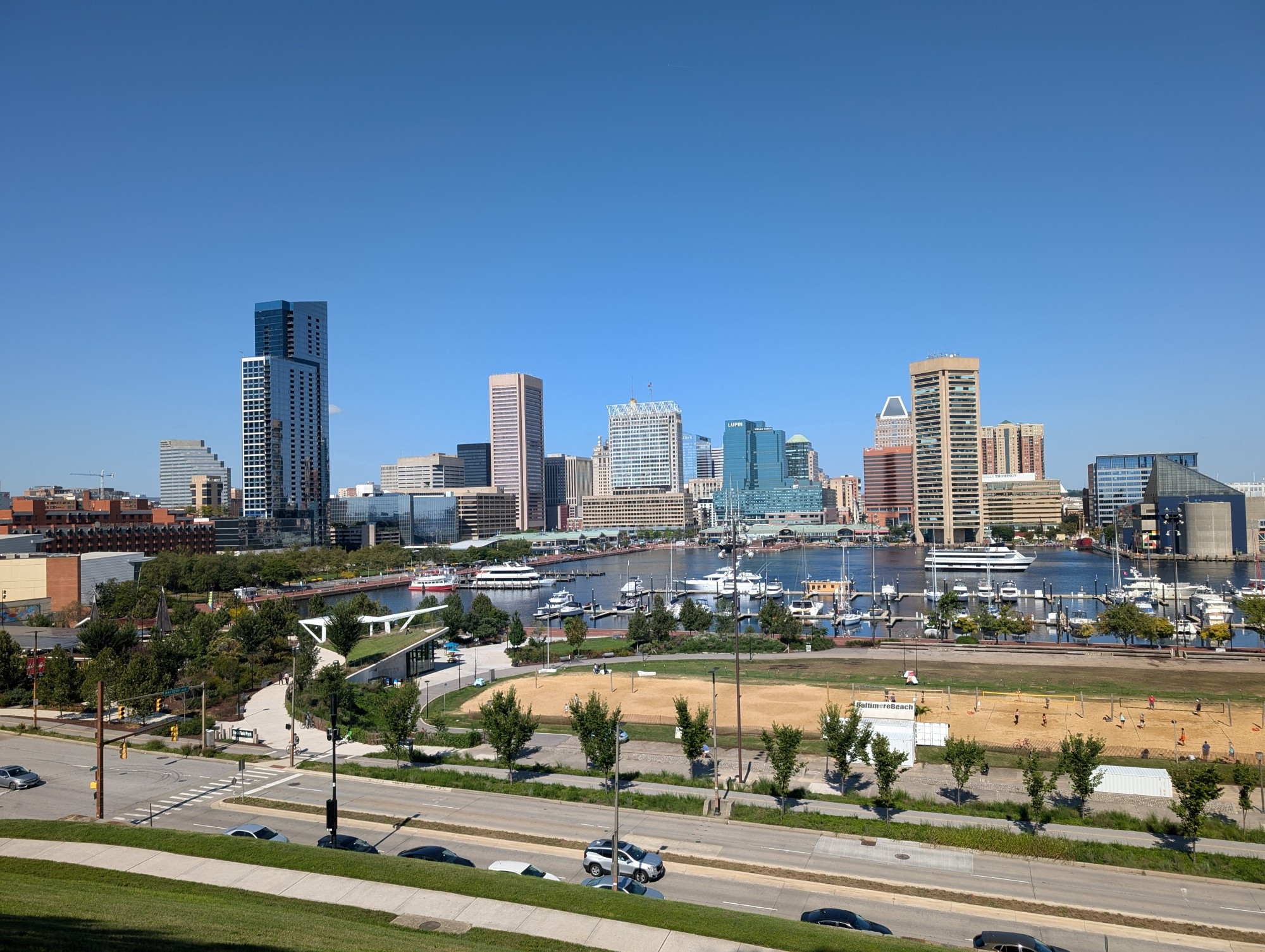 The view from federal hill park