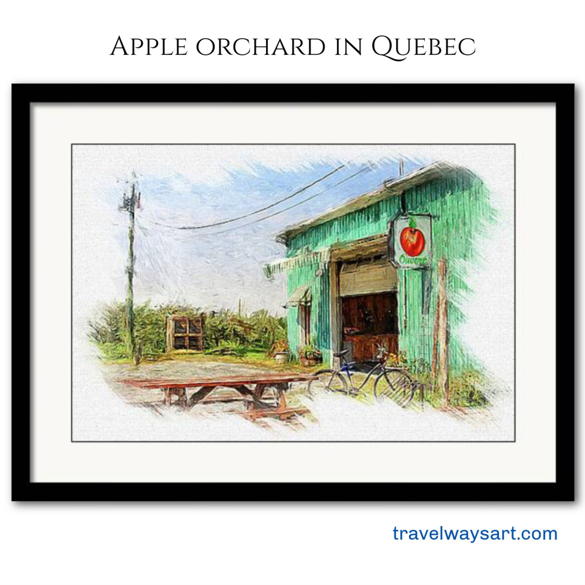 Apple orchard in Quebec - a painterly travel photograph I took some years ago in September

https://travelwaysart.com/featured/apple-orchard-in-quebec-tatiana-travelways.html