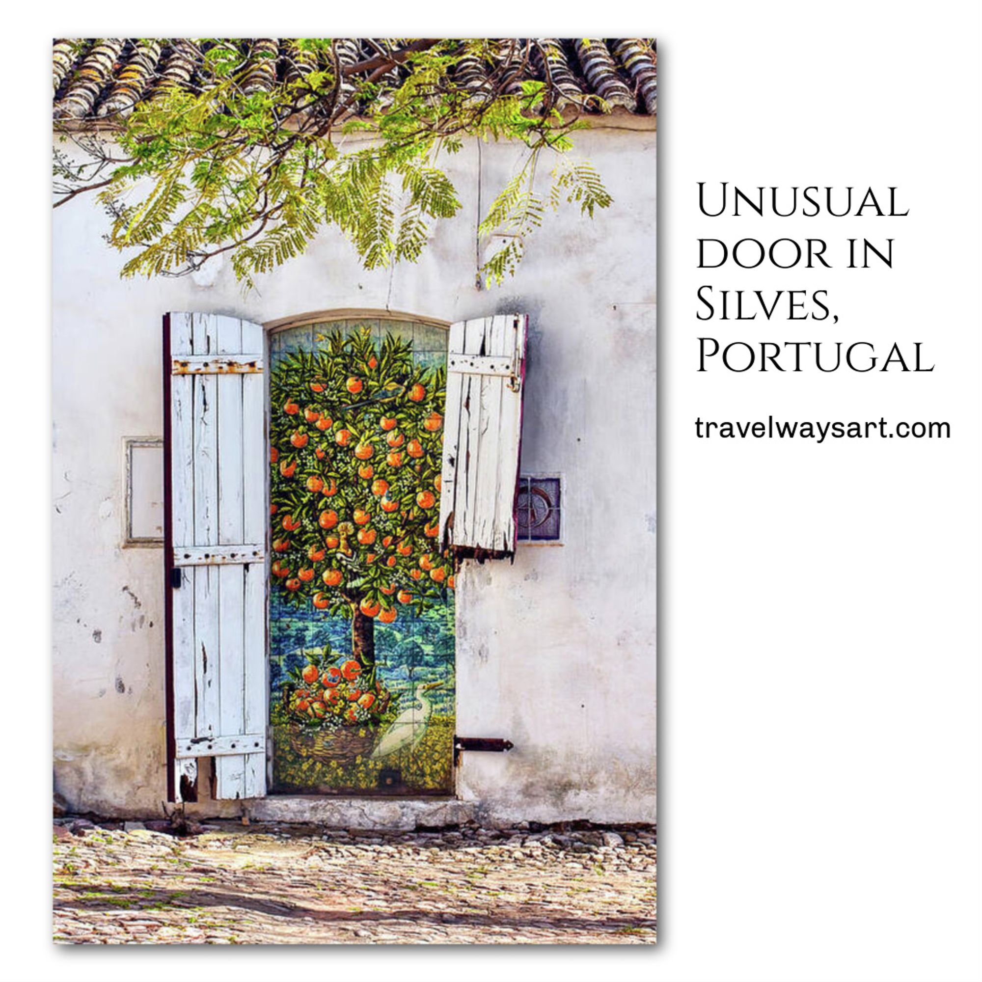 Unusual door in Silves, Portugal