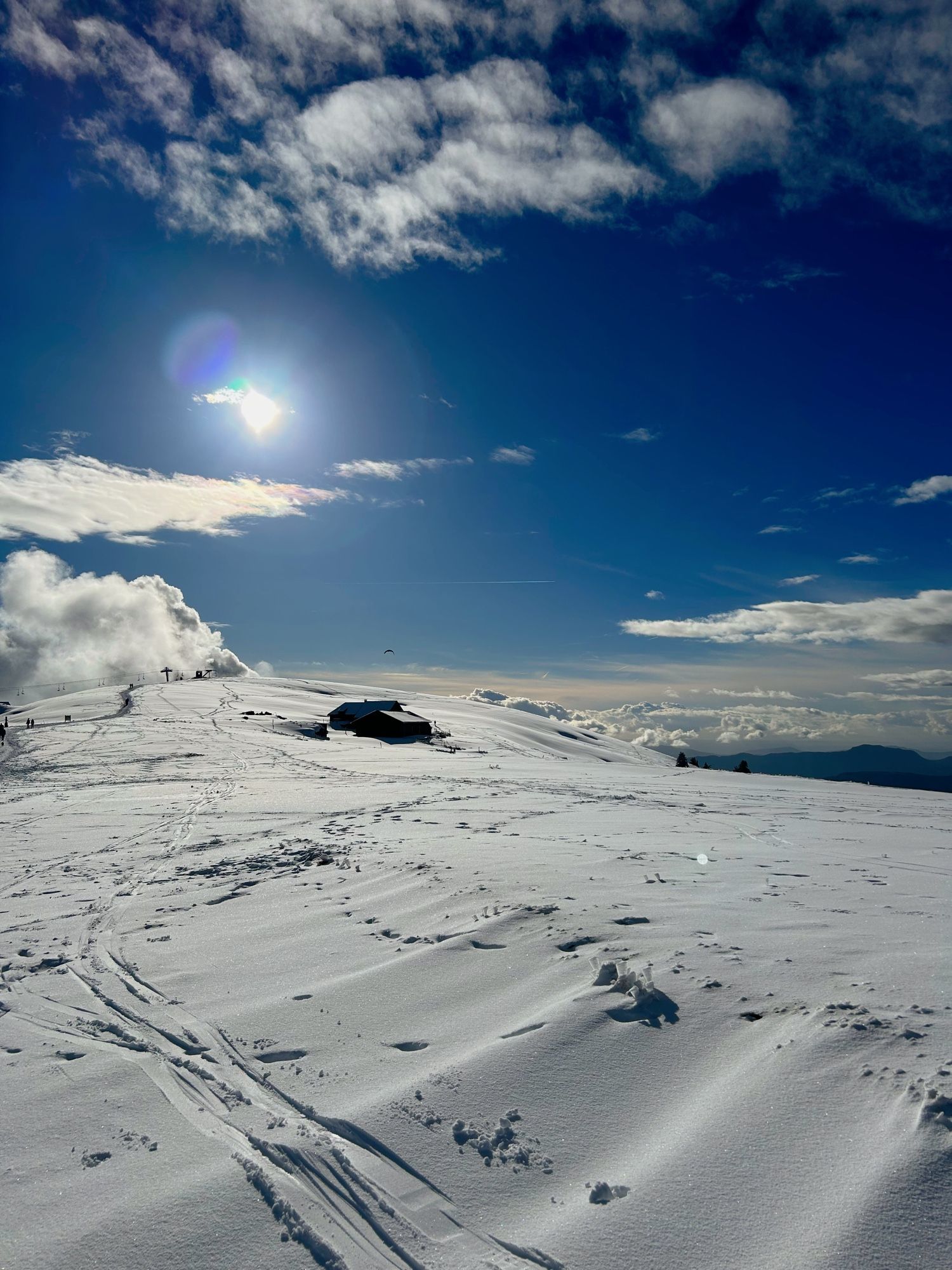 Photo du Semnoz enneigé