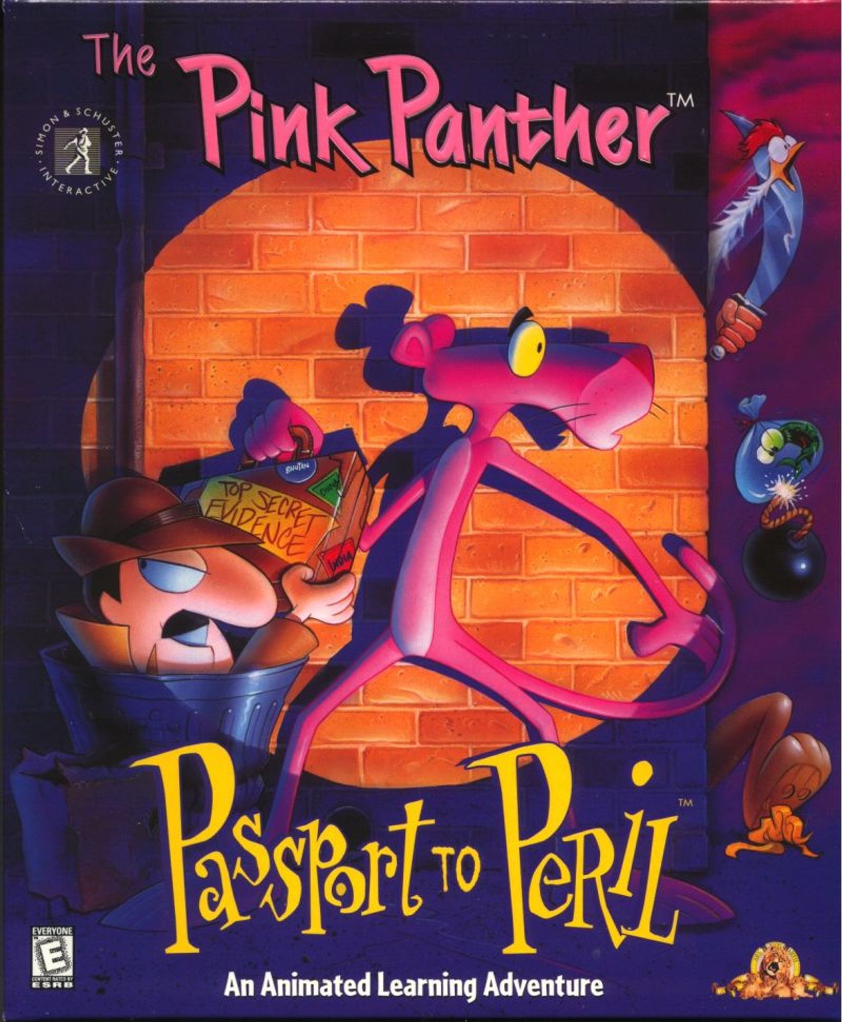 pink panther passport to peril box art