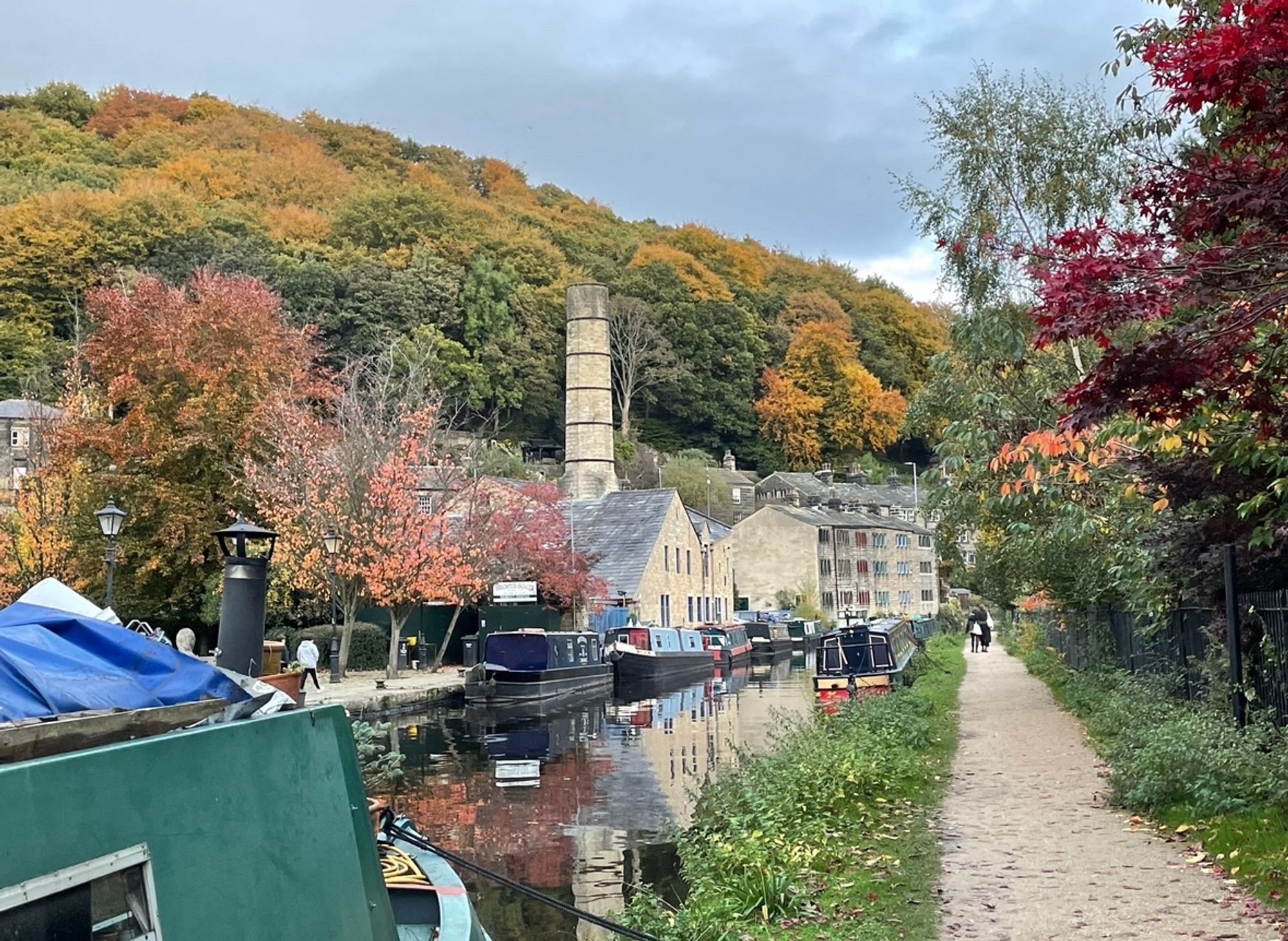 Hebden Bridge by the canal