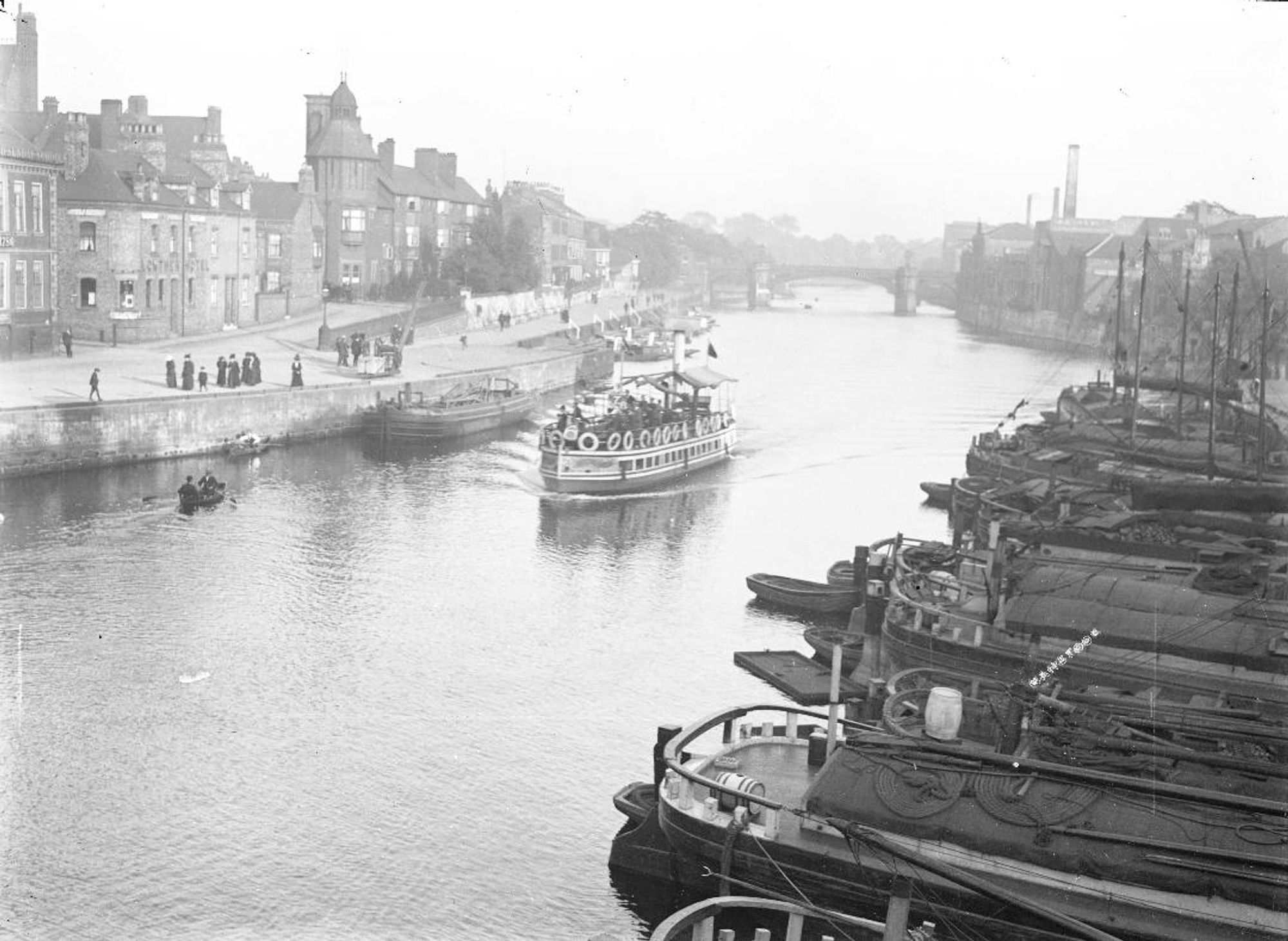 Riverside scene York