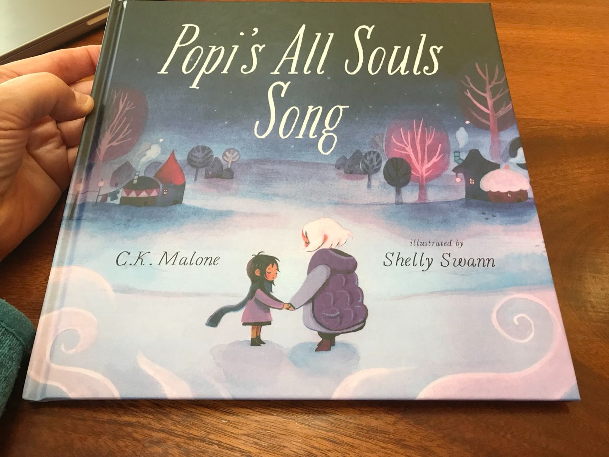 Cover of the picture book, Popi's All Souls Song by CK Malone, illustrated by Shelly Swann