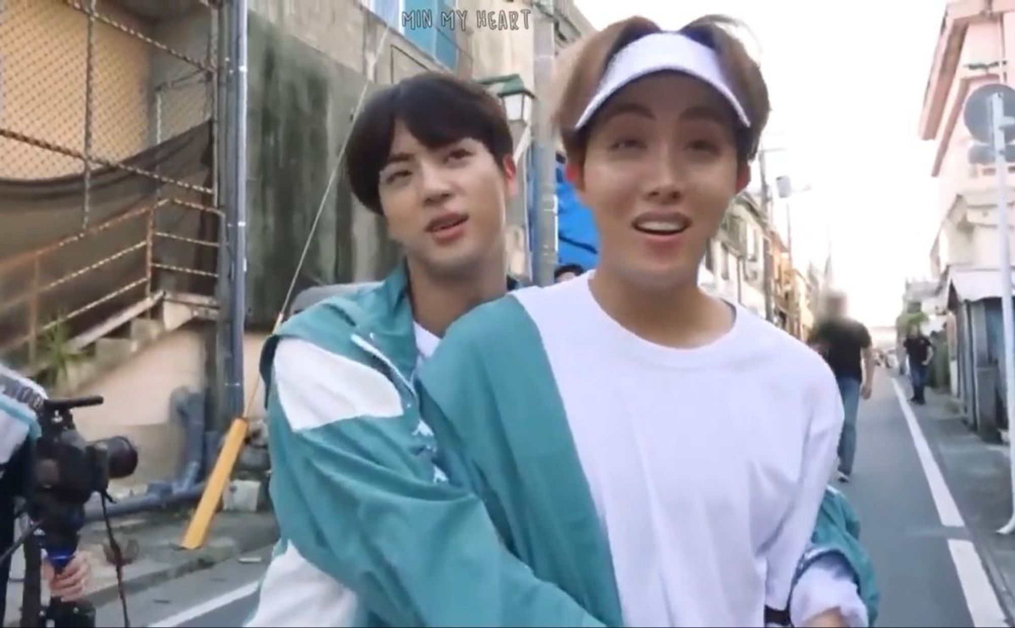 Jin and j-hope of BTS.