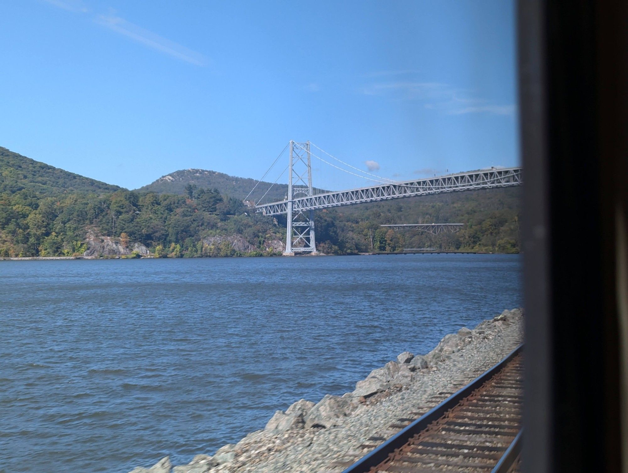 A shot of the Bear Mountain Bridge.