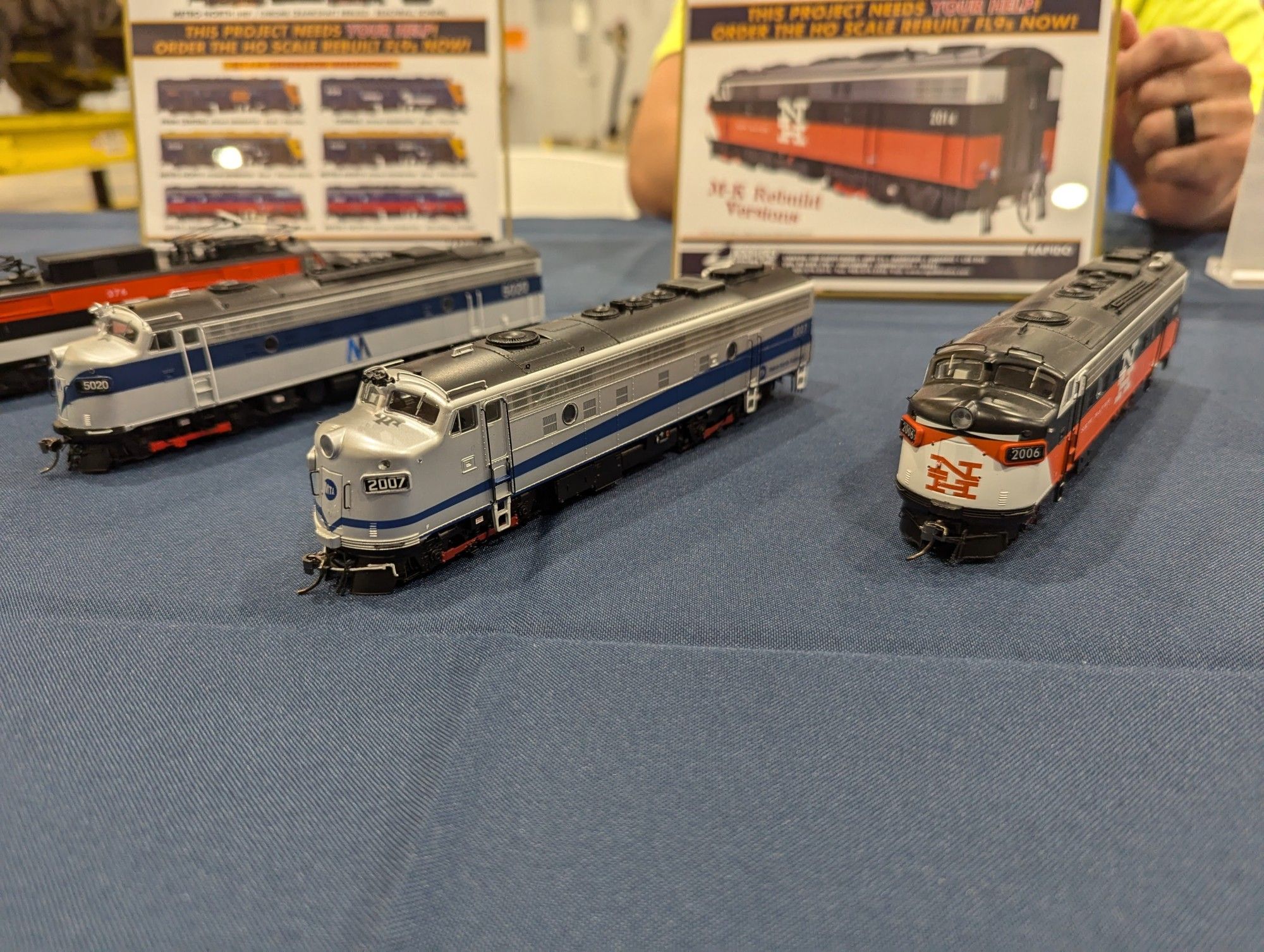 Some other Metro-North related products by Rapido Trains in HO Scale, notably the EMD FL9s